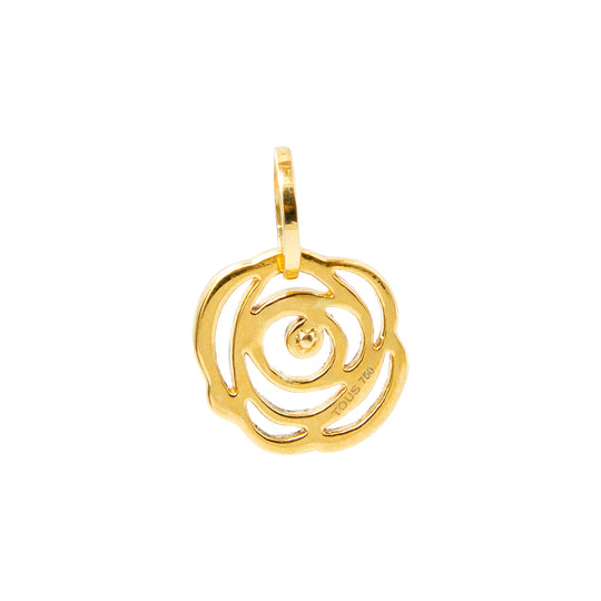 Dije Rosa de Abril 18k