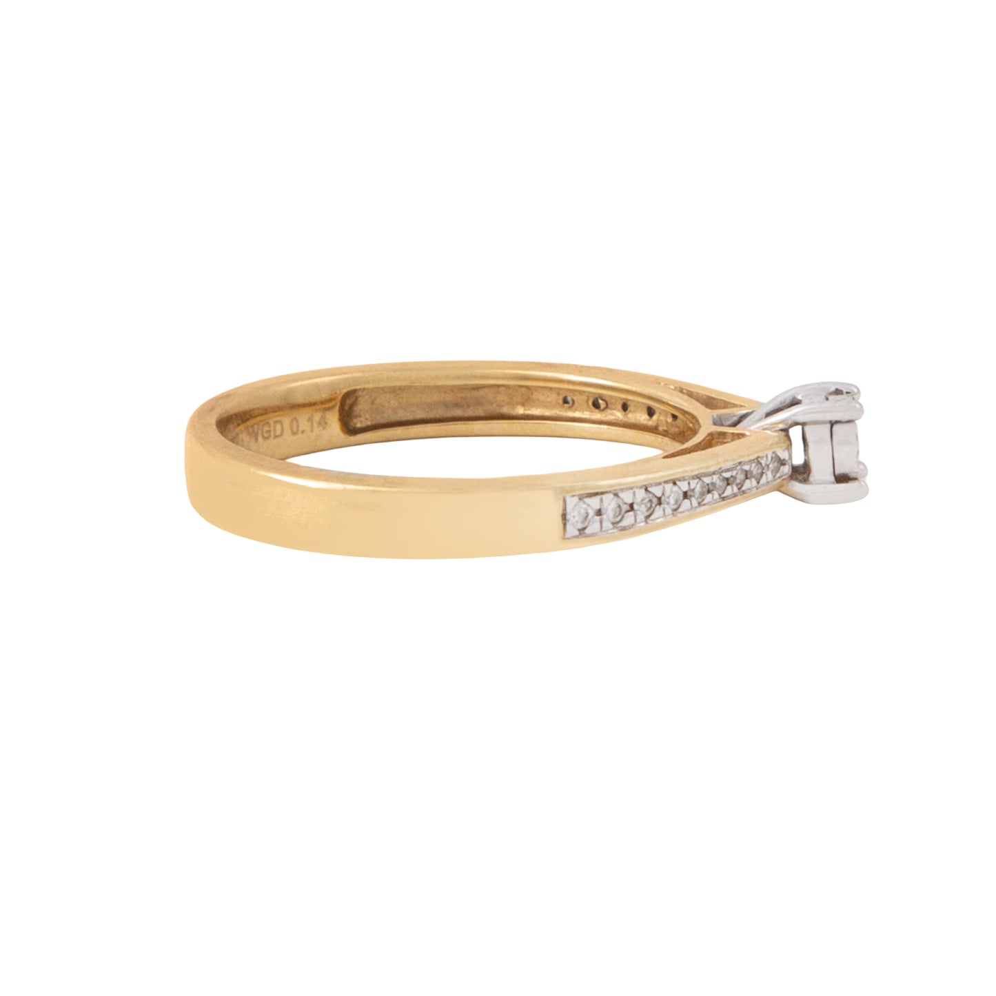 Anillo Solitario .05 CT