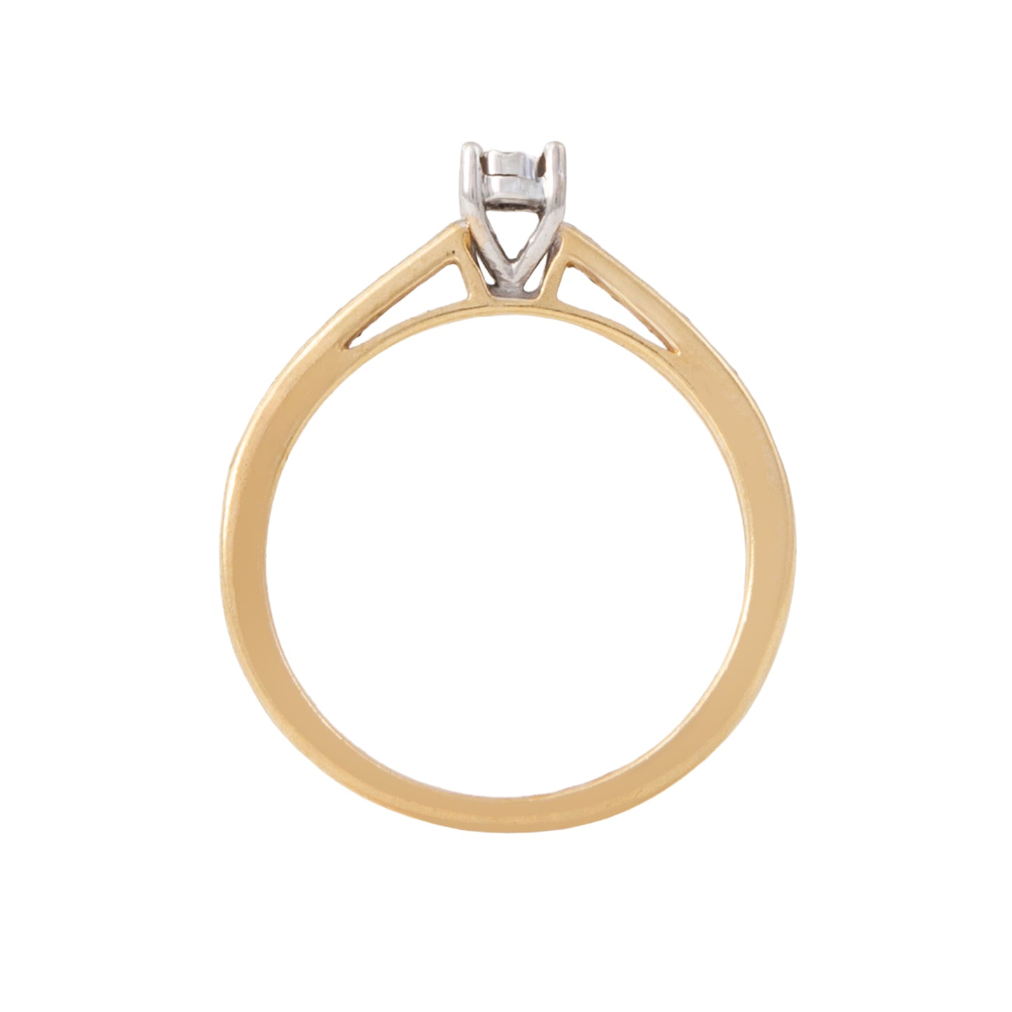 Anillo Solitario .05 CT