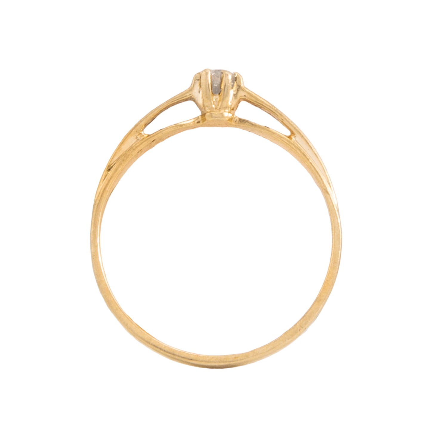 Anillo Solitario 0.08 CT