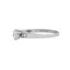 Anillo Solitario Platino