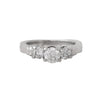 Anillo Trilogia en Platino