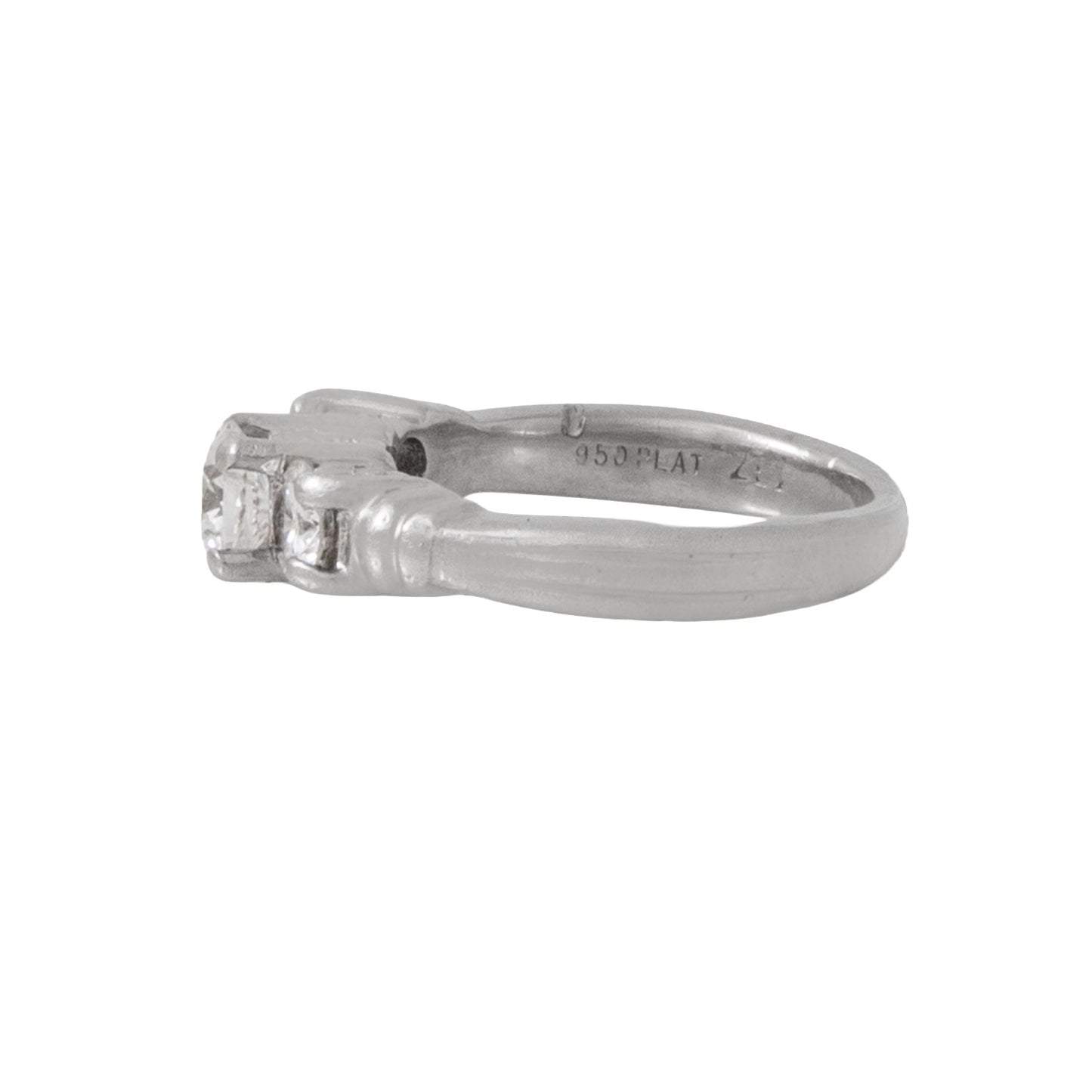 Anillo Trilogia en Platino