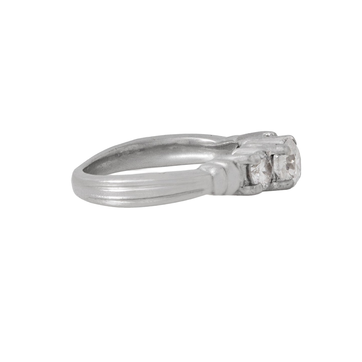 Anillo Trilogia en Platino