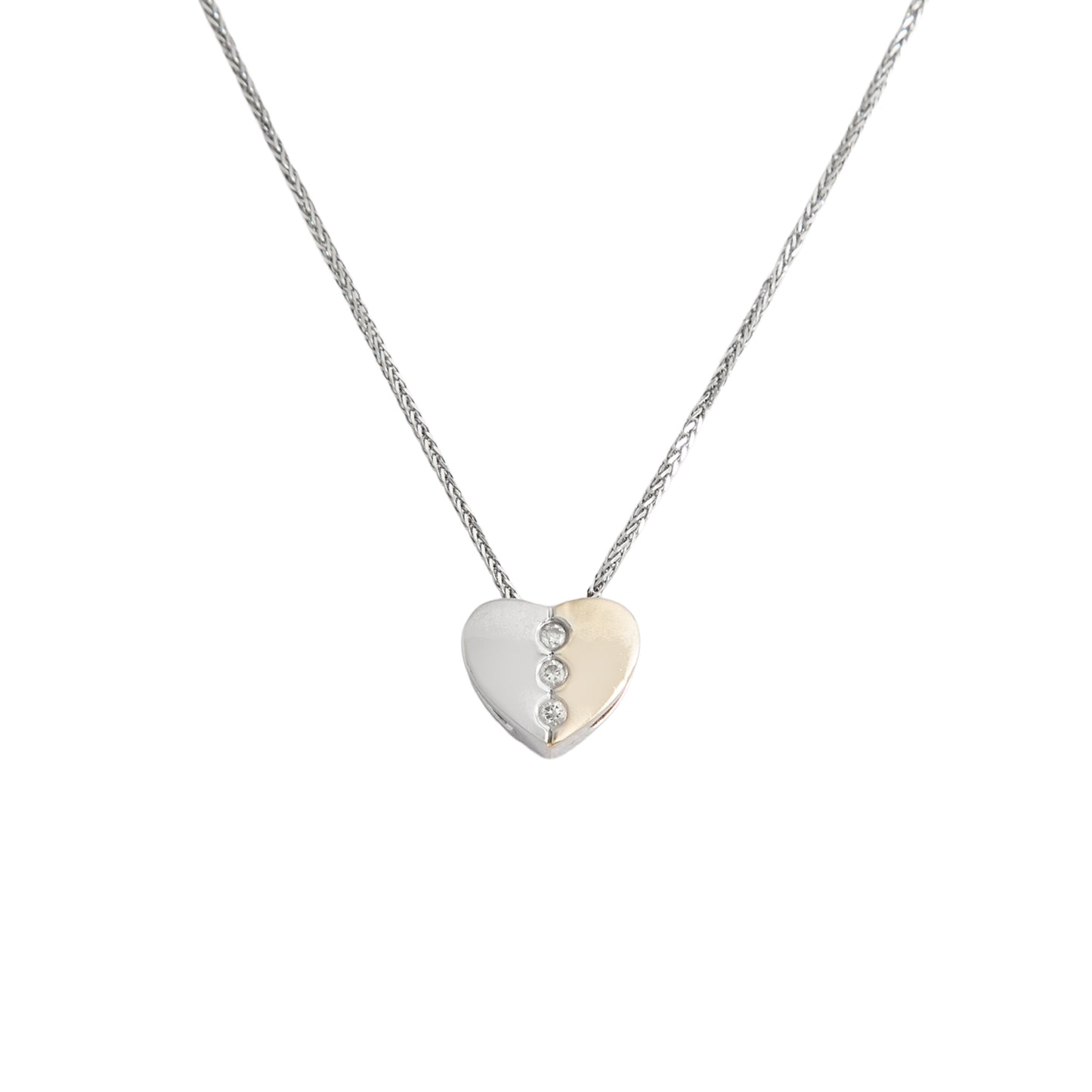 Gargantilla Dije Corazón 14k