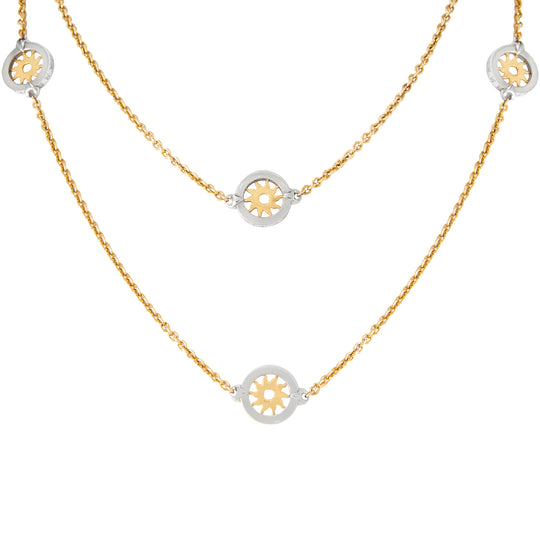 Collar Con Motivos Circulares