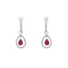 Aretes con Rubí y Diamantes