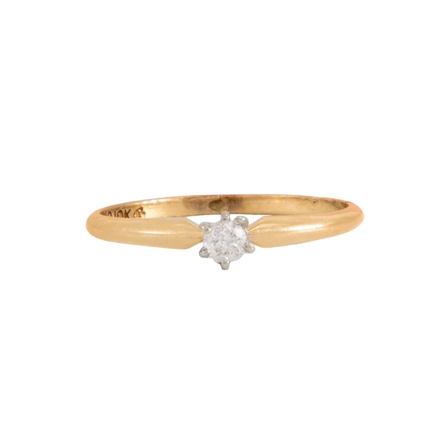 Anillo Solitario 0.10 CT - Boutique San Agustín