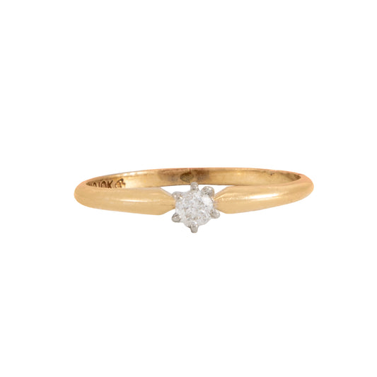 Anillo Solitario 0.10 CT - Boutique San Agustín