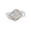 Anillo Brillante Entrelazado