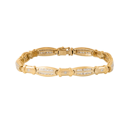 Pulsera de Eslabones con Diamantes