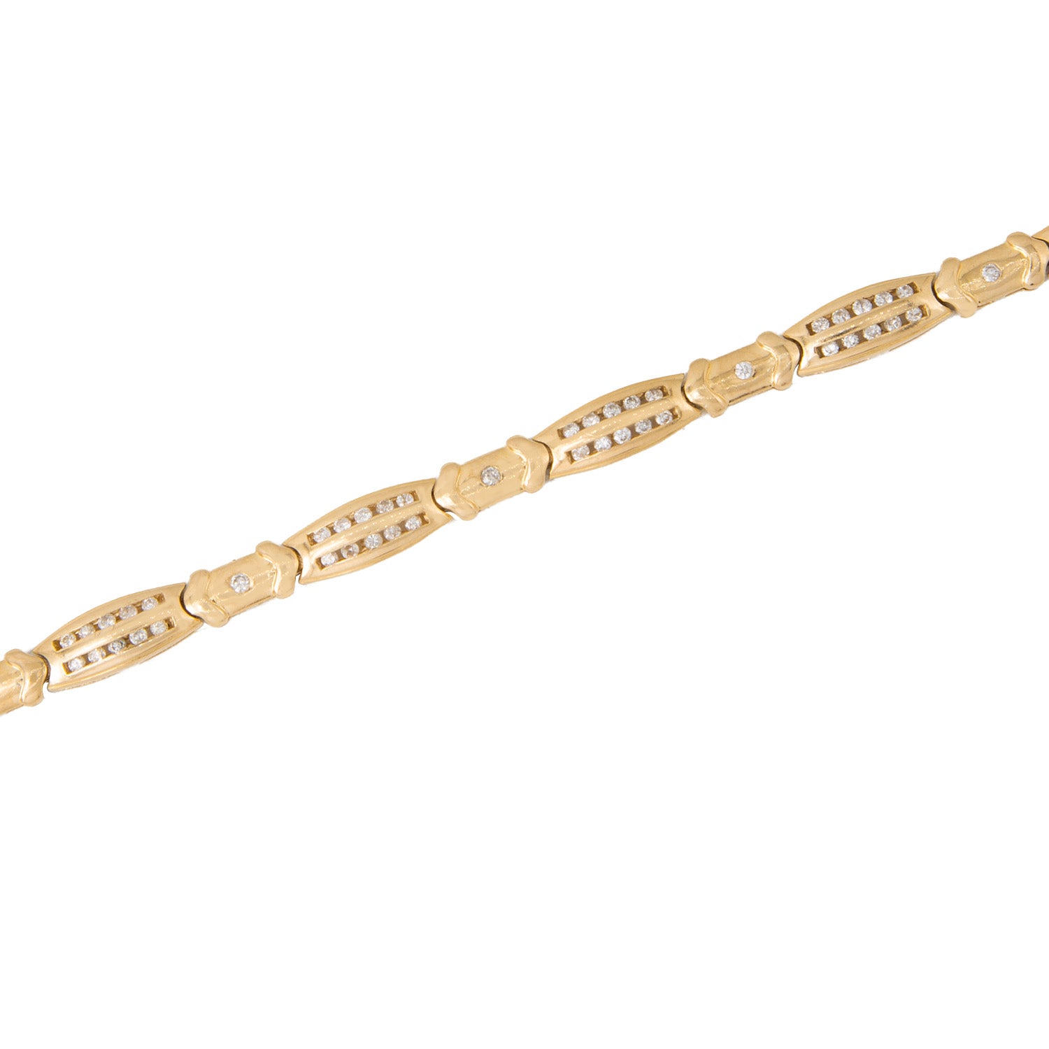 Pulsera de Eslabones con Diamantes