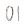 Arracadas Oro Blanco 14k - Boutique San Agustín