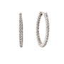 Arracadas Oro Blanco 14k - Boutique San Agustín