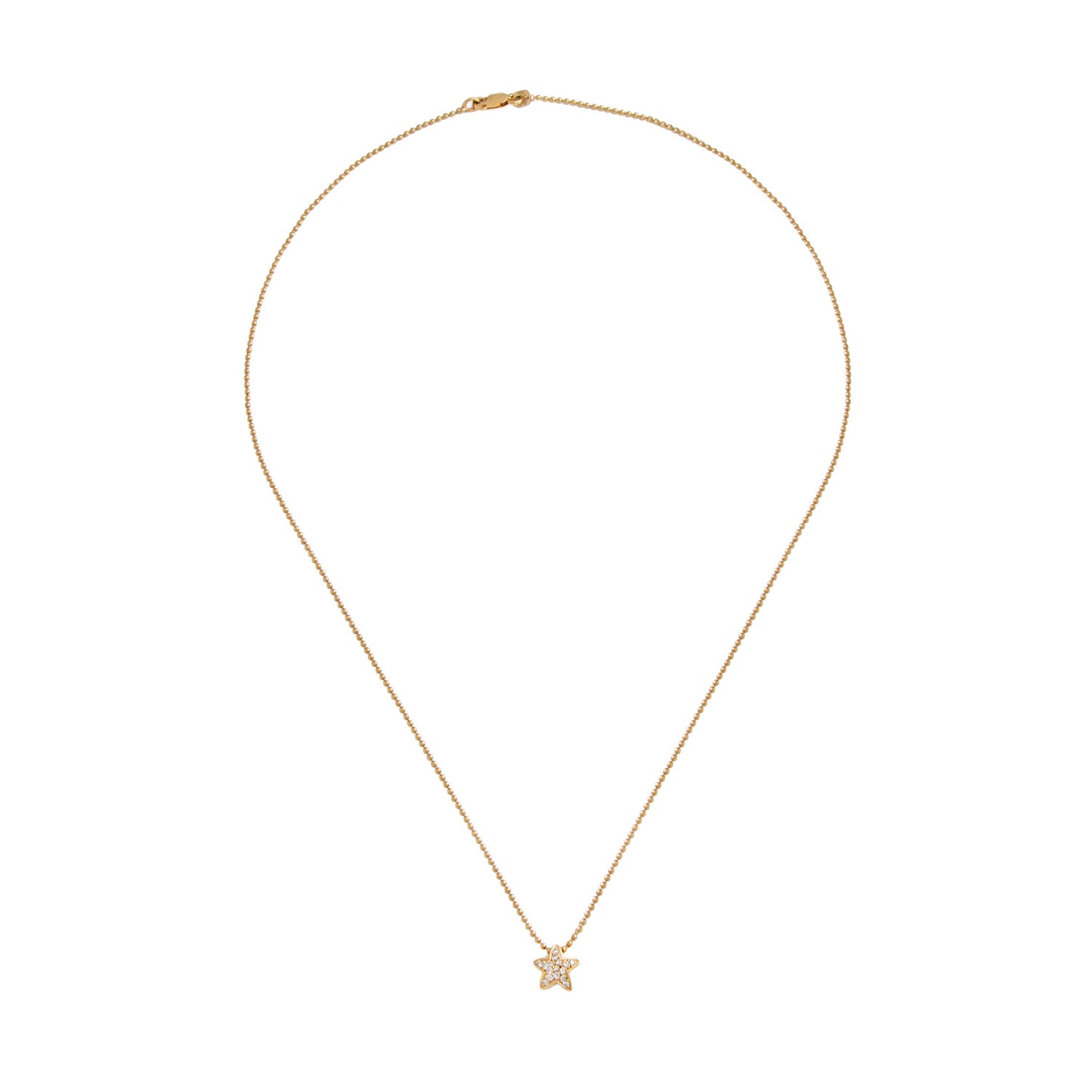 Gargantilla Dije Estrella 18k