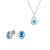 Juego Collar y Aretes 14k