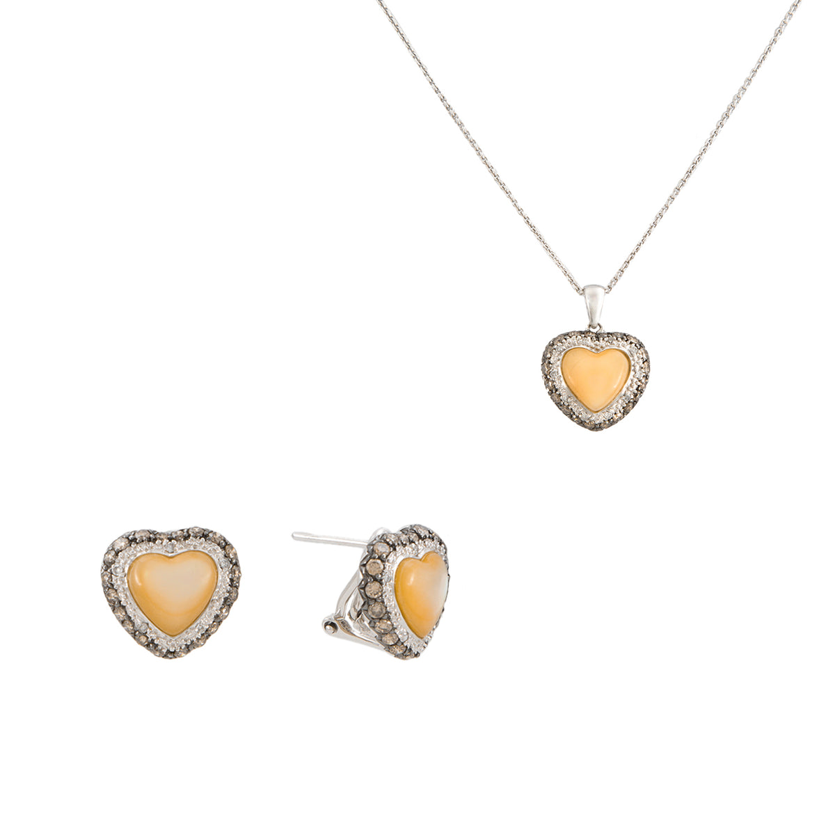Juego de Joyeria Diseño Corazón