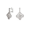 Aretes Diseño Rombo 18k