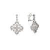 Aretes Diseño Rombo 18k