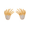 Aretes Diseño Flama 14k