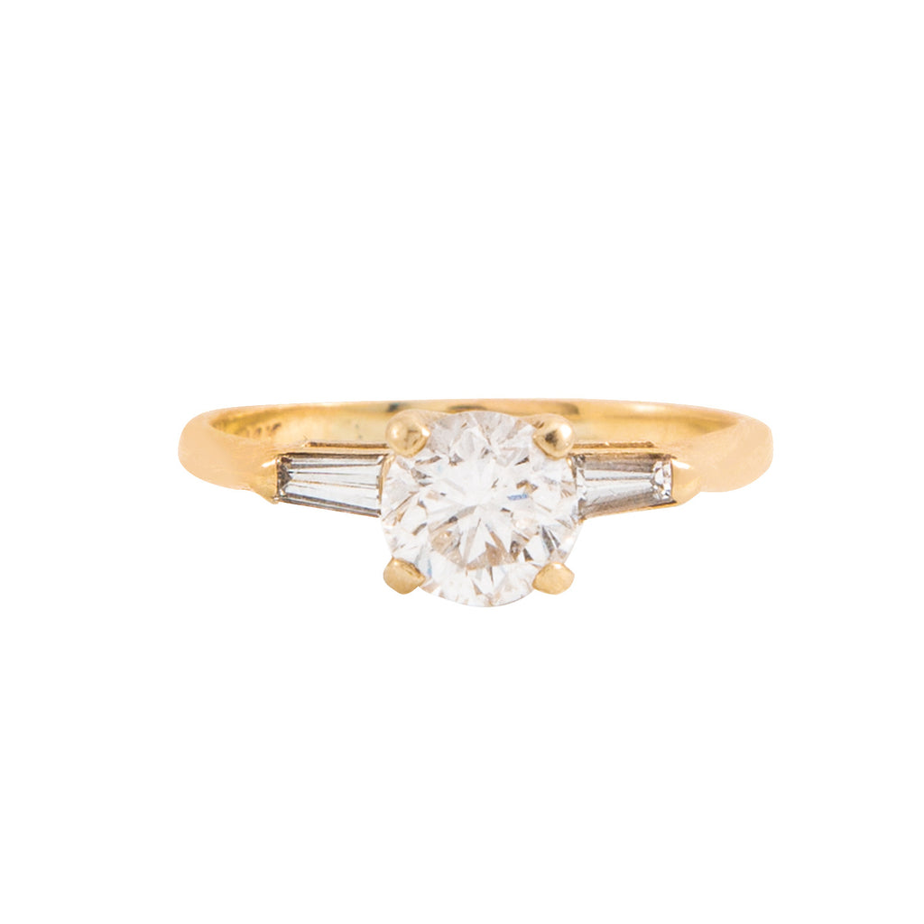 Anillo Solitario 14k