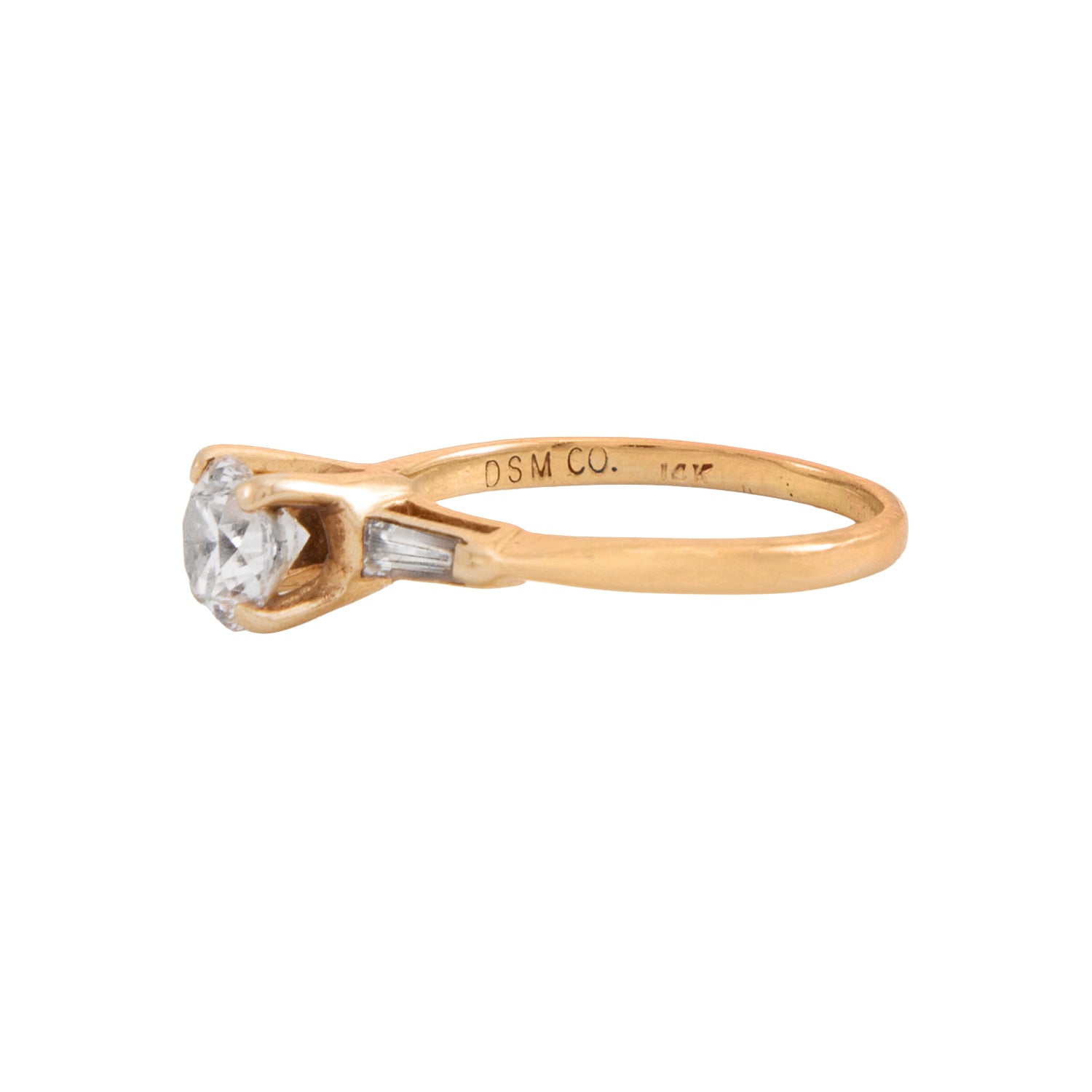 Anillo Solitario 14k