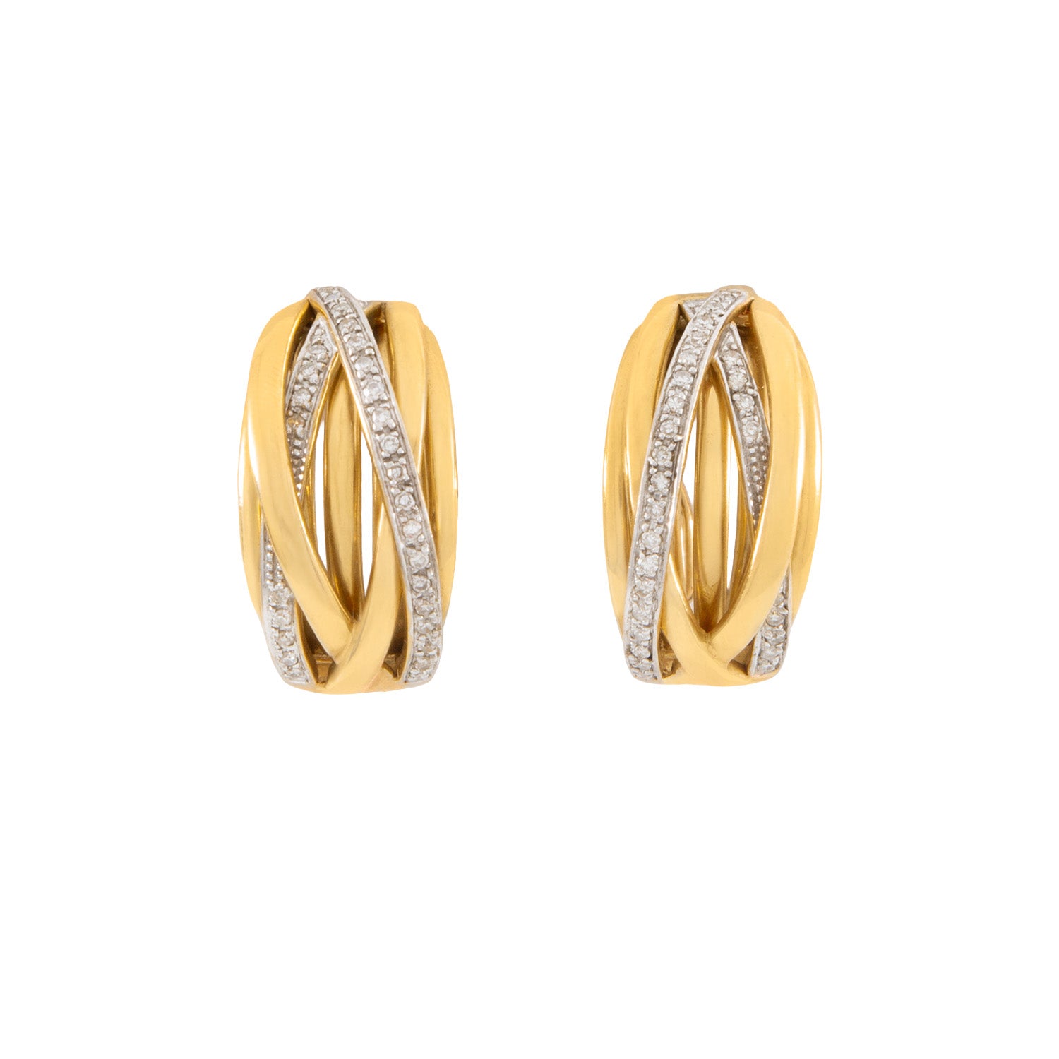 Aretes Diseño Cruzado