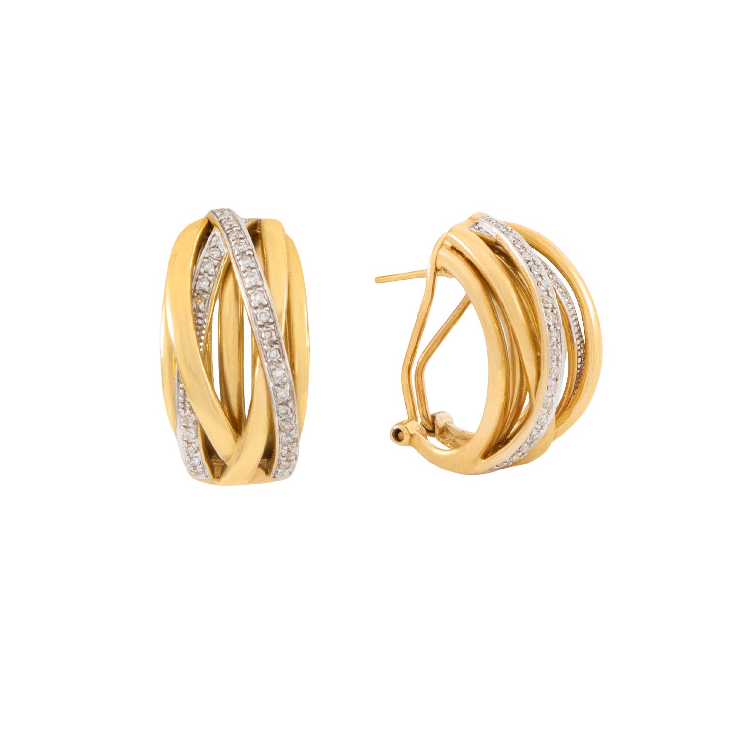 Aretes Diseño Cruzado