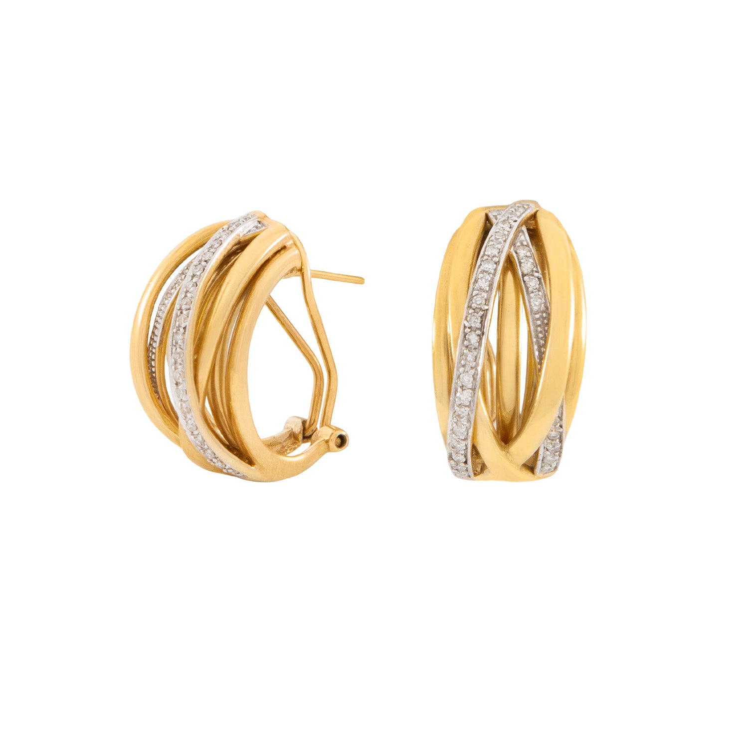Aretes Diseño Cruzado