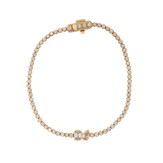 Pulsera Con Diamantes - Boutique San Agustín