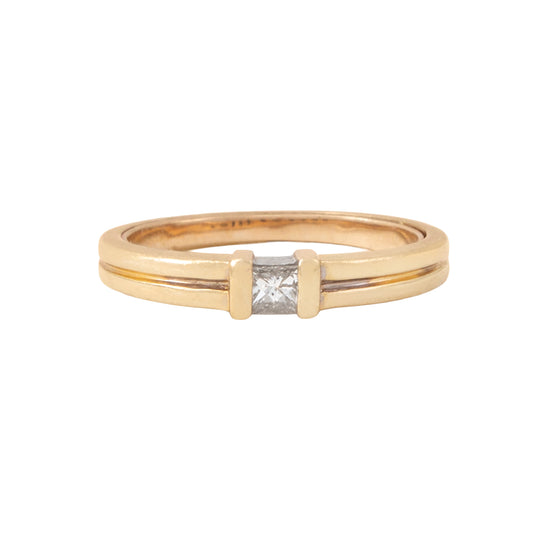 Anillo Solitario Princess .16 CT