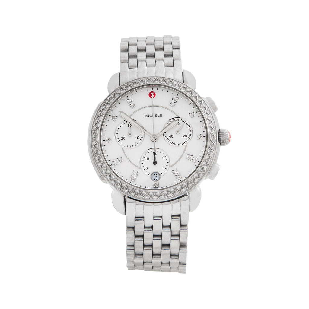 MICHELE Sidney Chronograph Diamond 37mm
