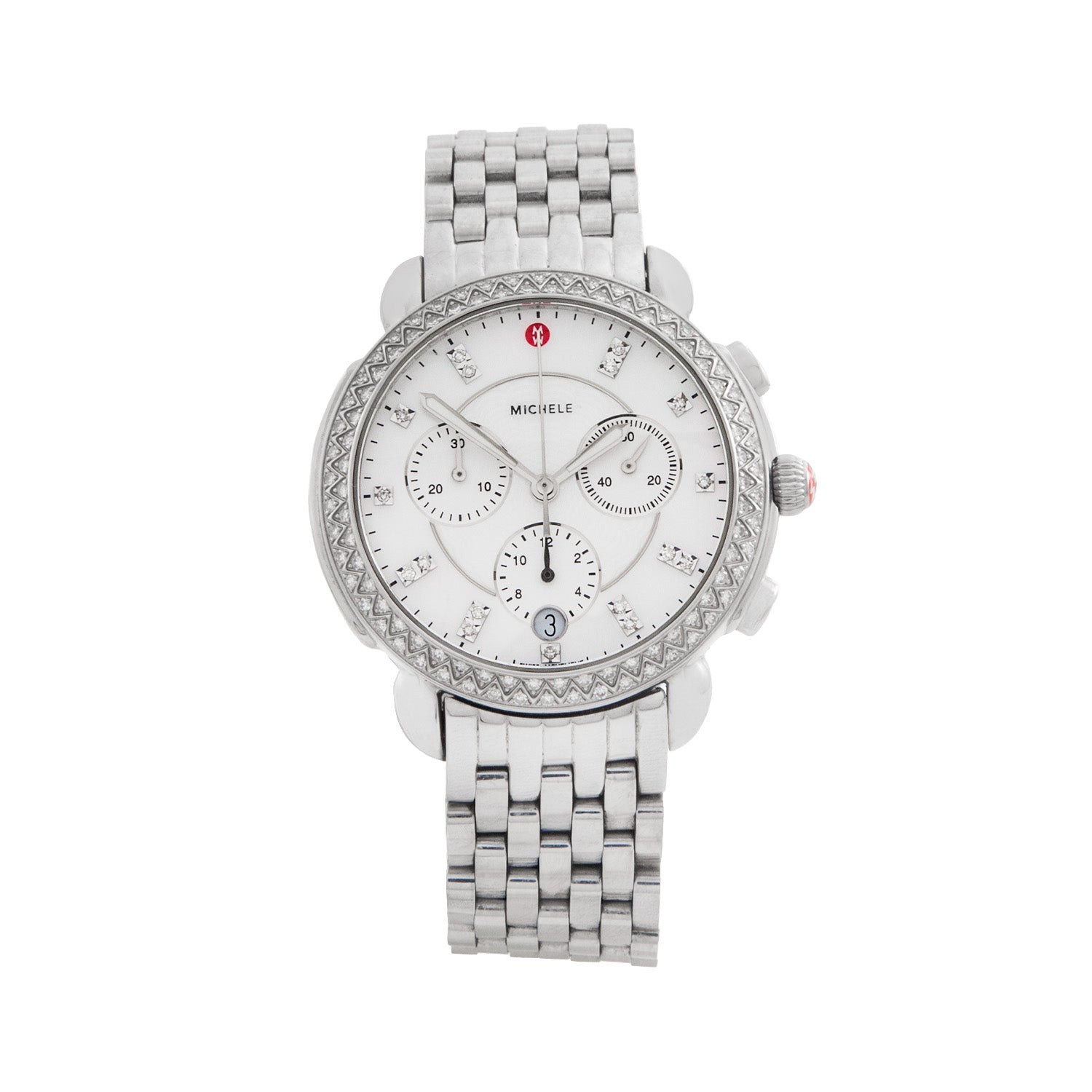 MICHELE Sidney Chronograph Diamond 37mm