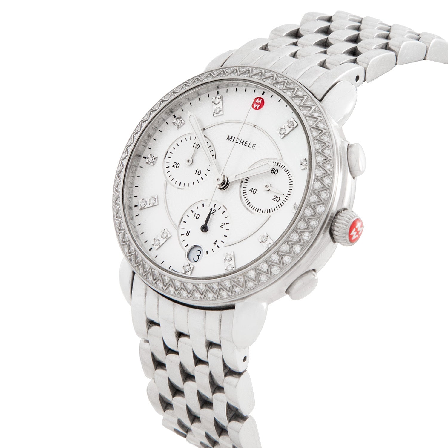 MICHELE Sidney Chronograph Diamond 37mm
