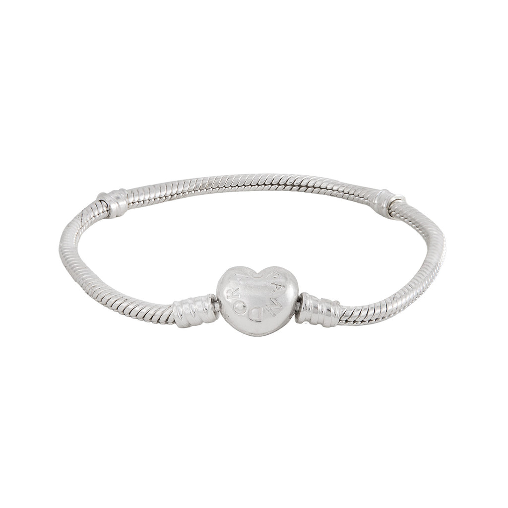 Brazalete Moments con Broche Corazón 17 cm
