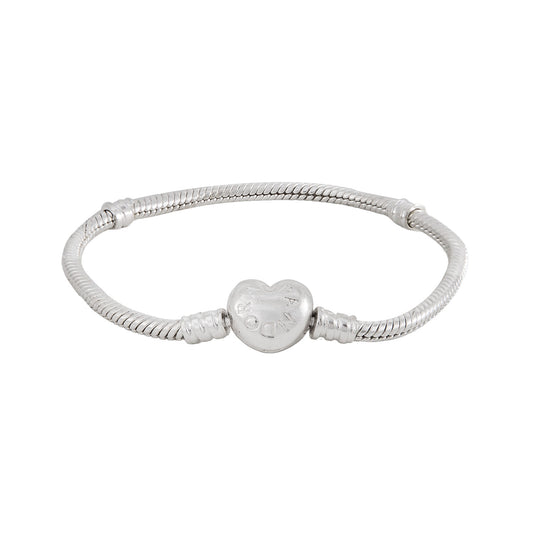 Brazalete Moments con Broche Corazón 17 cm