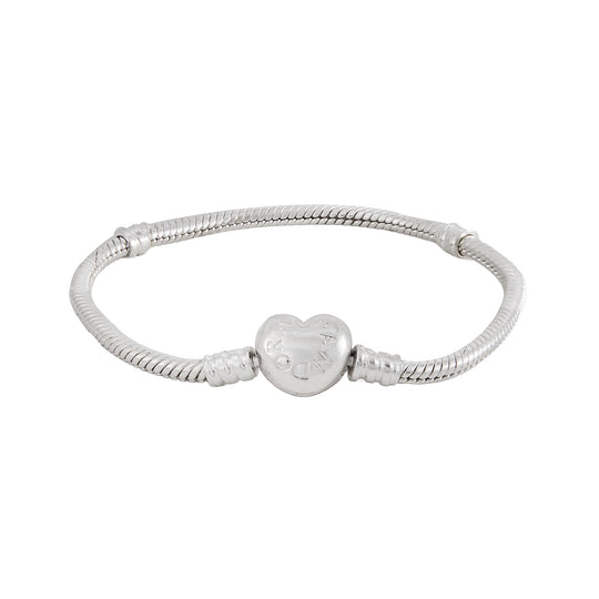 Brazalete Moments con Broche Corazón 17 cm