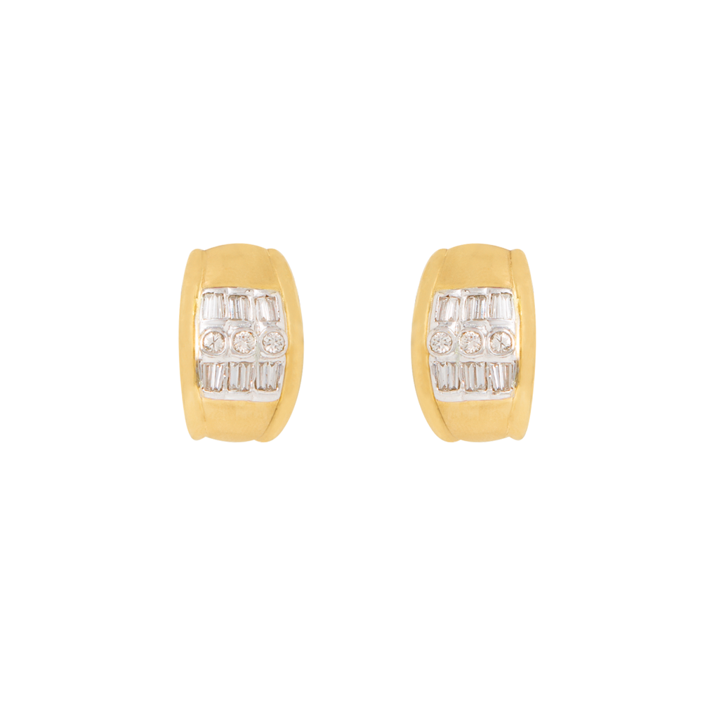 Aretes Oro Amarillo 18k