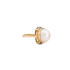 Juego de Aretes y Anillo en Oro Amarillo de 14k con Perlas y Diamantes