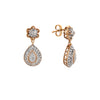 Aretes Diseño Gota 10k