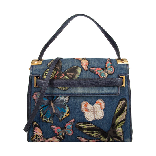 Bolso My Rockstud Butterfly Denim