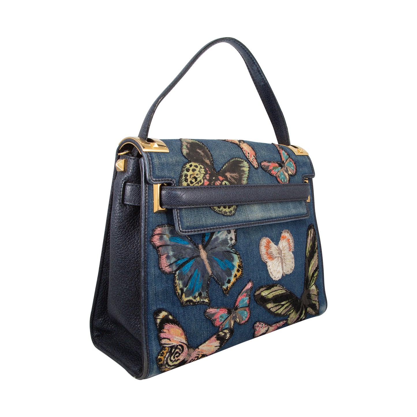 Bolso My Rockstud Butterfly Denim