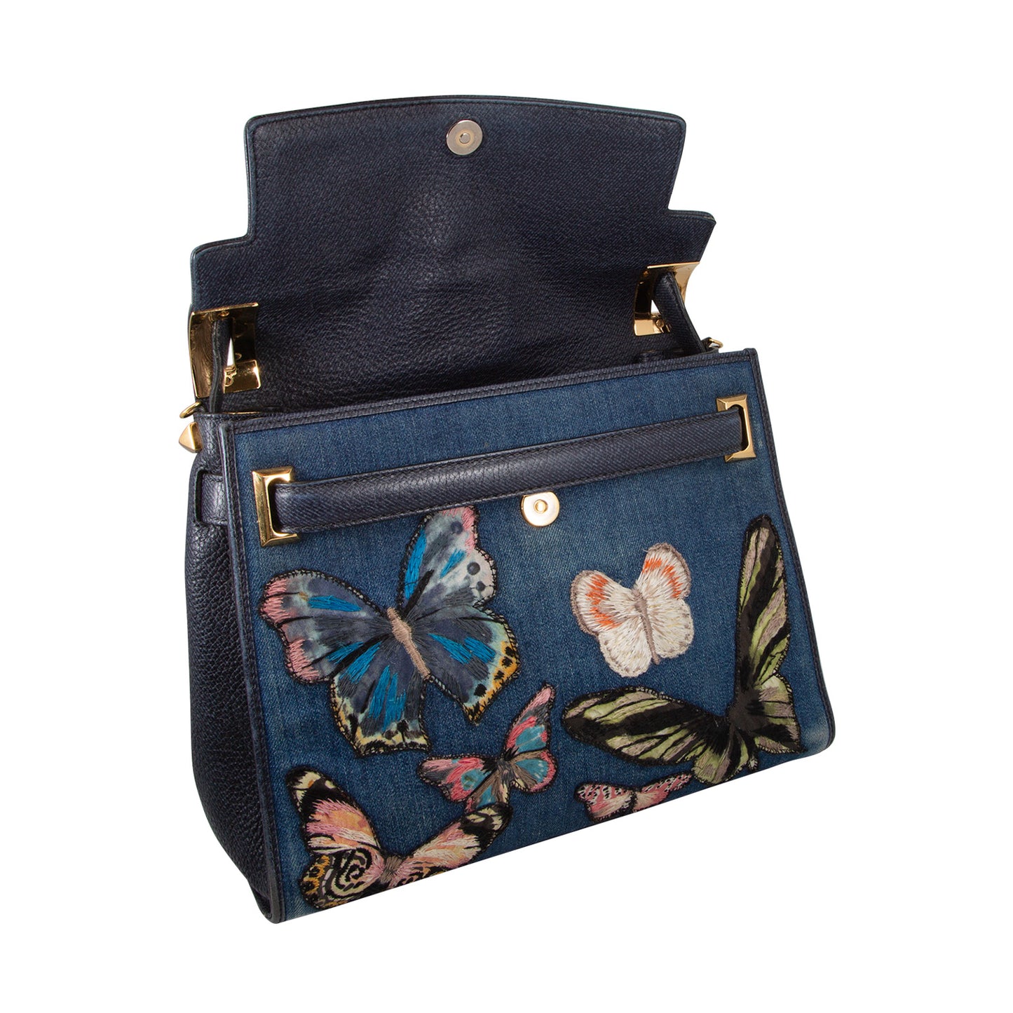 Bolso My Rockstud Butterfly Denim