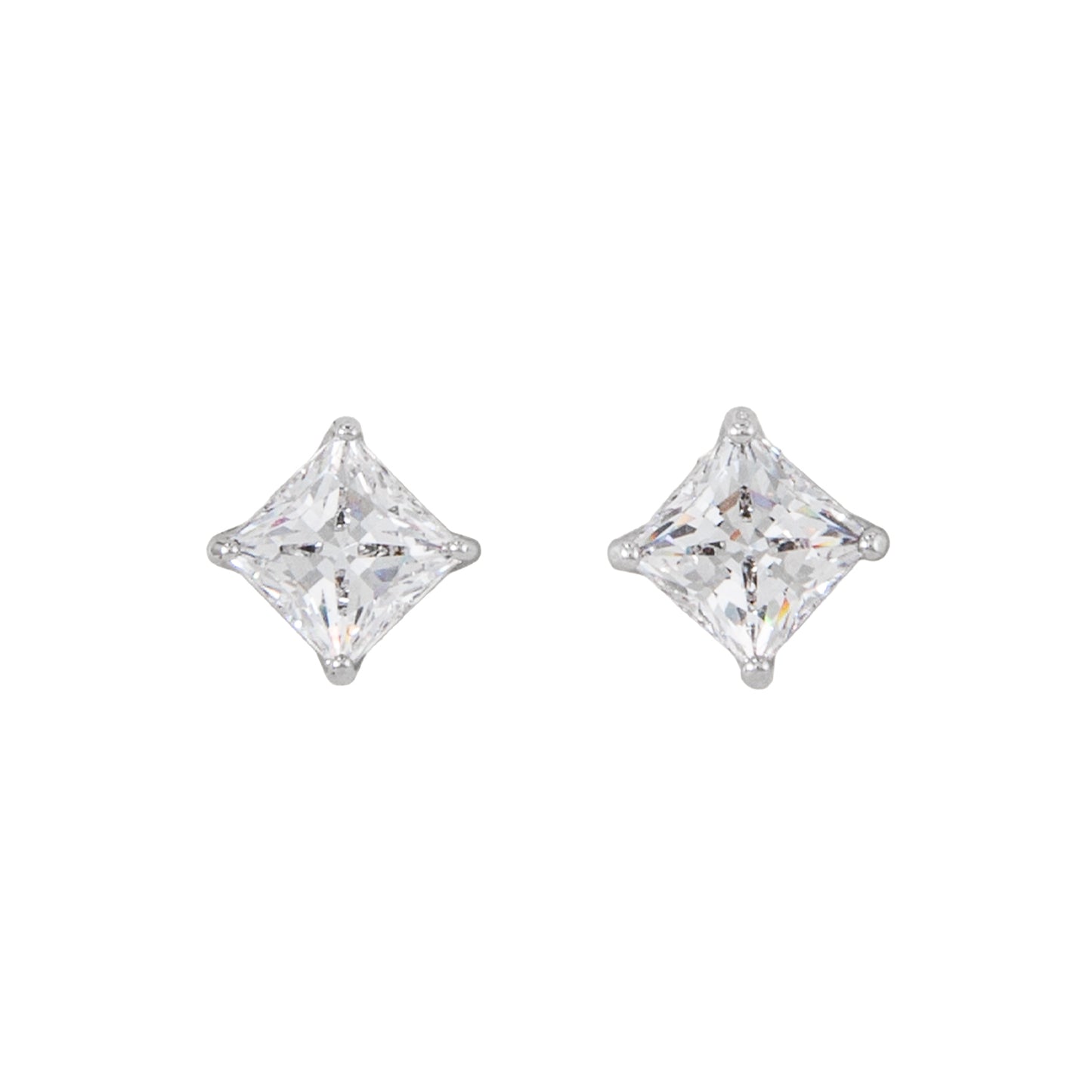 Aretes Cristal Blanco