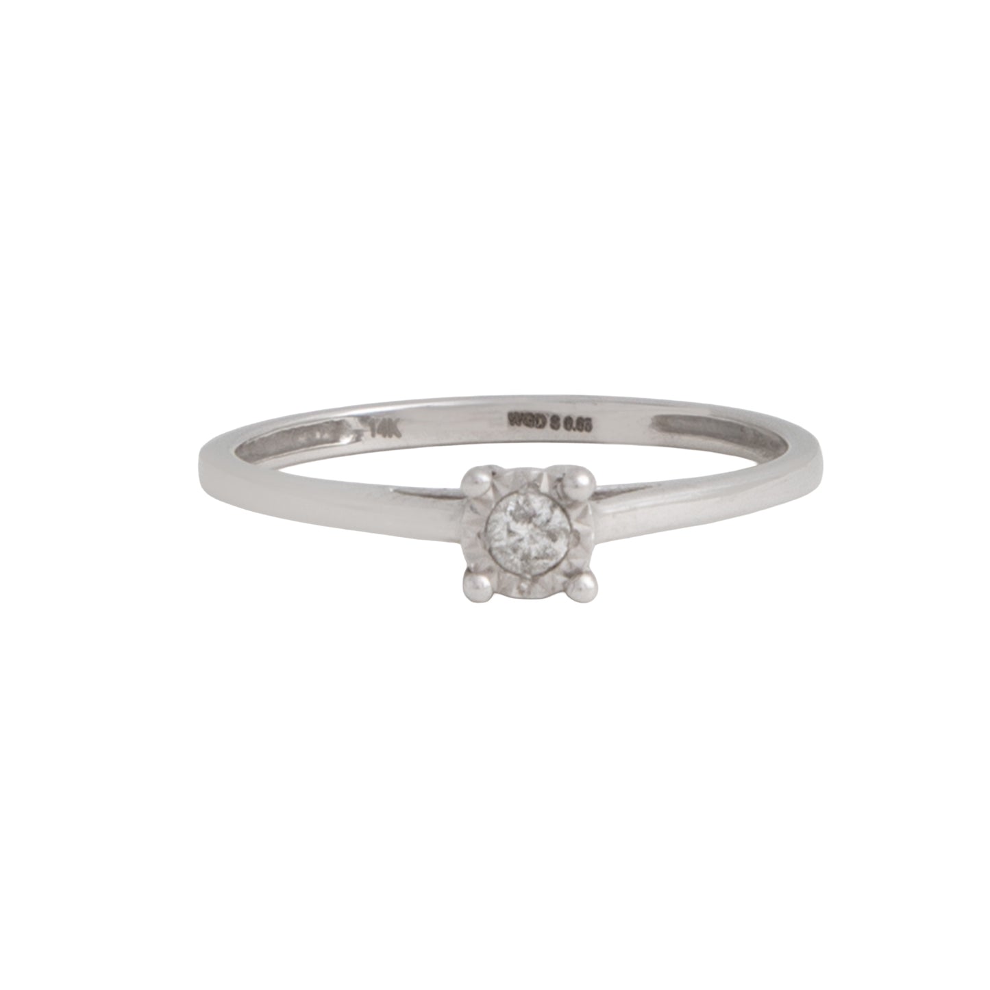 Anillo Solitario .05 CT