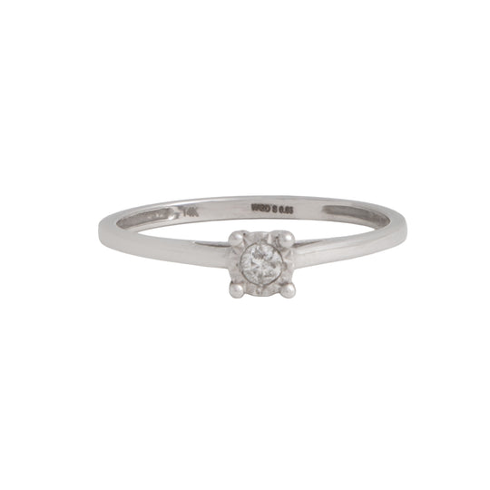 Anillo Solitario .05 CT