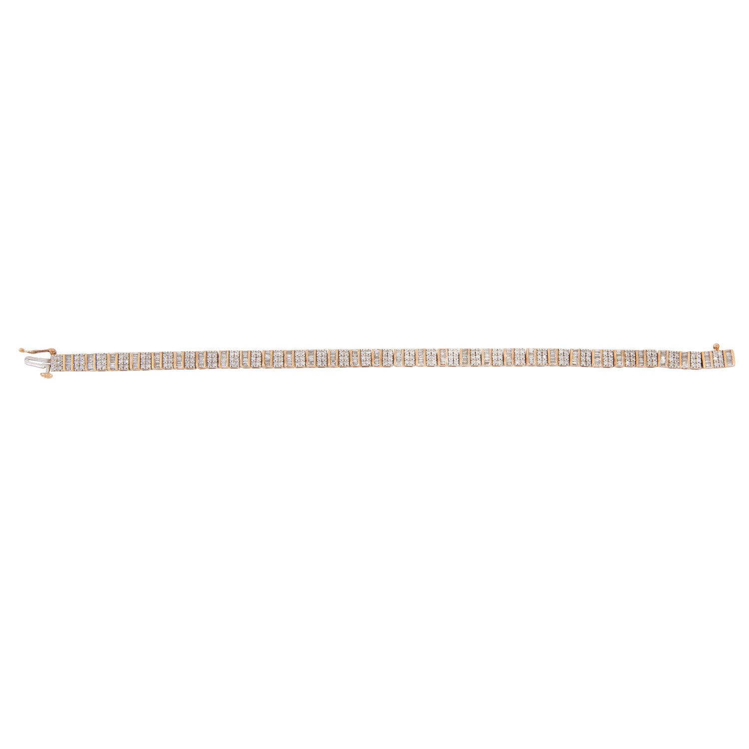 Pulso Con Chispas Baguette 10k