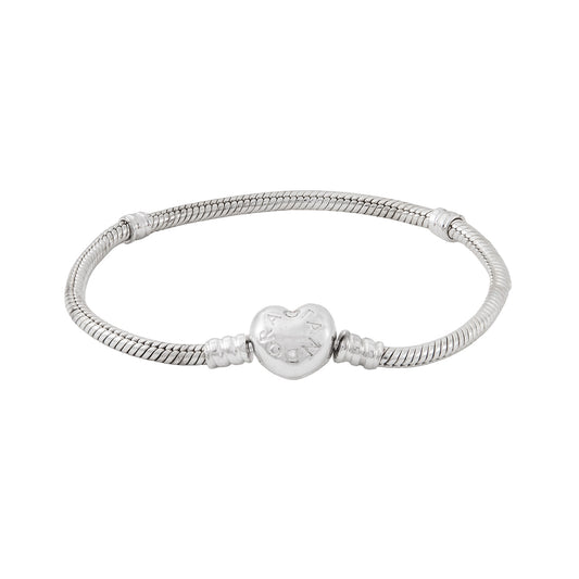 Brazalete Moments con Broche Corazón 18 cm