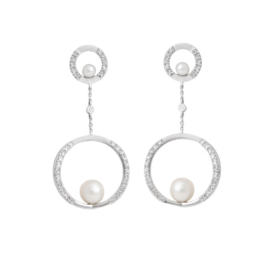 Aretes Colgantes Diseño Circular