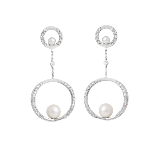 Aretes Colgantes Diseño Circular